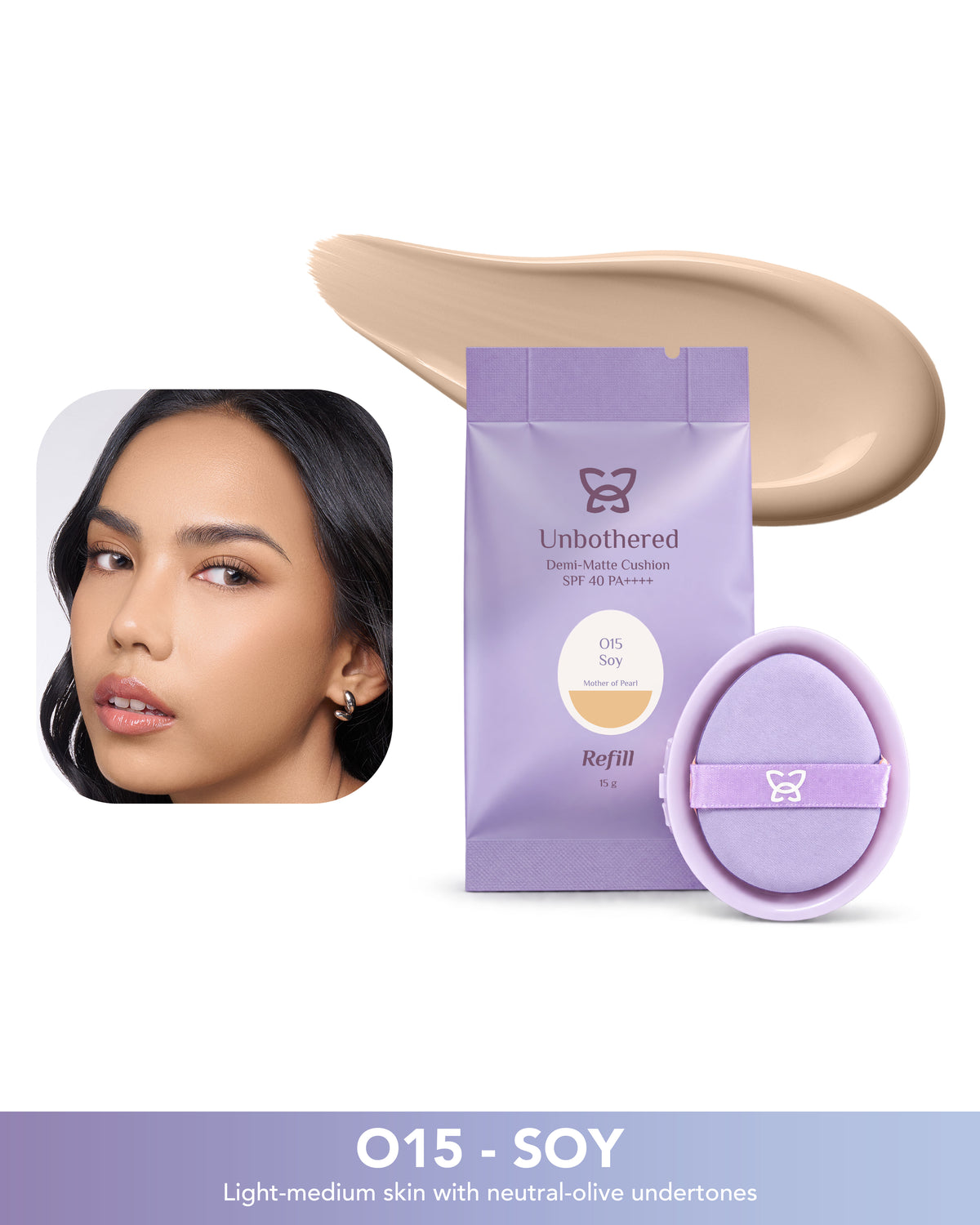 Unbothered Demi-Matte Cushion SPF 40 PA ++++