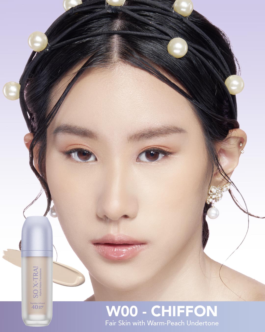 So X-TRA! Hybrid Matte Foundation Peptides Infused SPF 40 PA++
