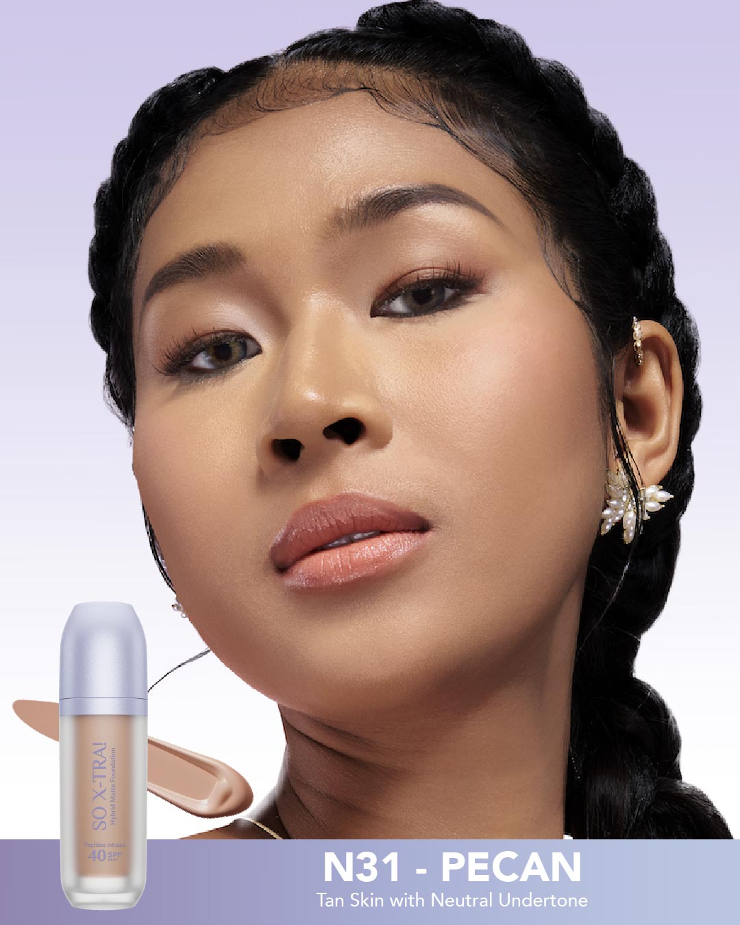 So X-TRA! Hybrid Matte Foundation Peptides Infused SPF 40 PA++