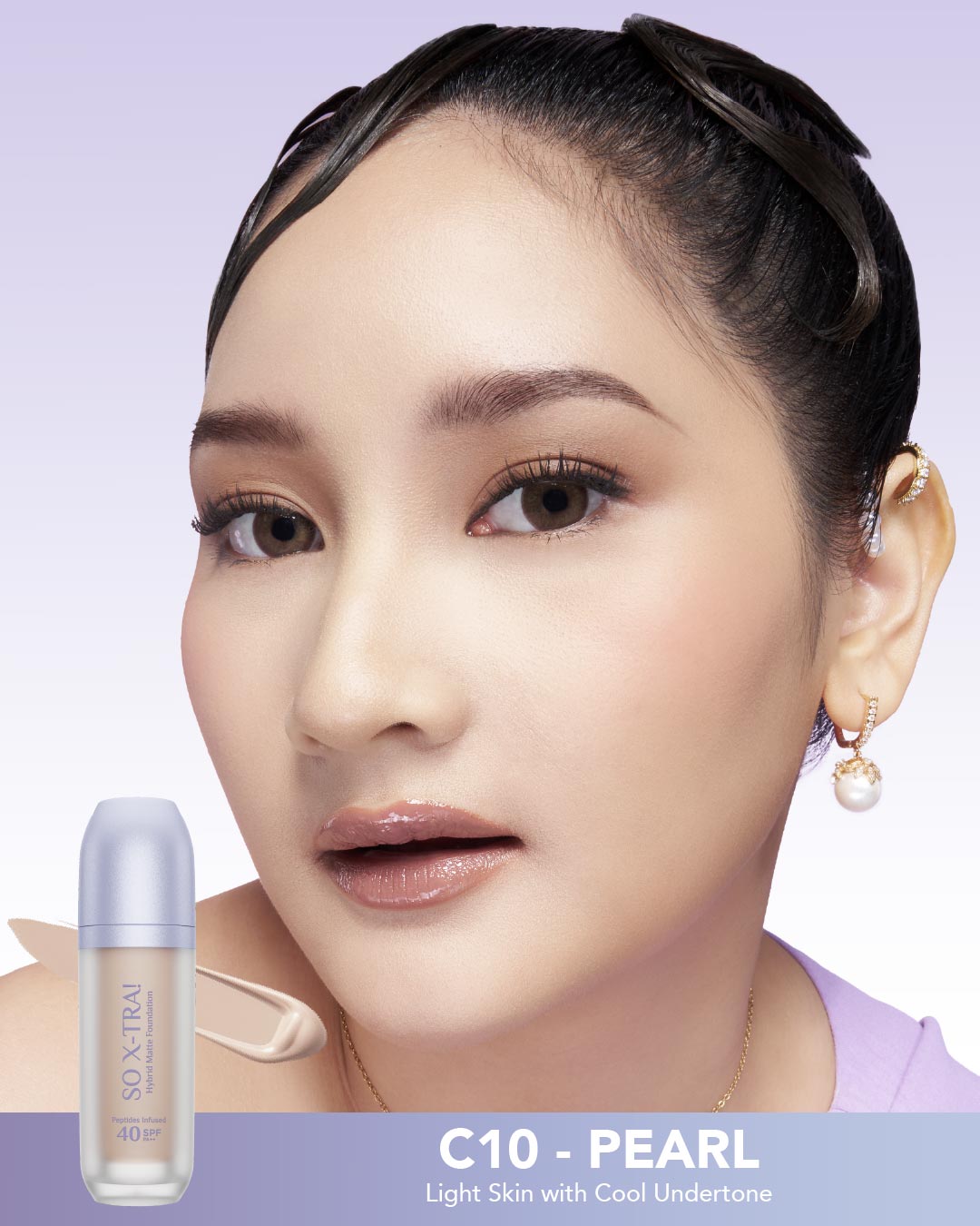 So X-TRA! Hybrid Matte Foundation Peptides Infused SPF 40 PA++