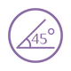 45 Angled Precise Application