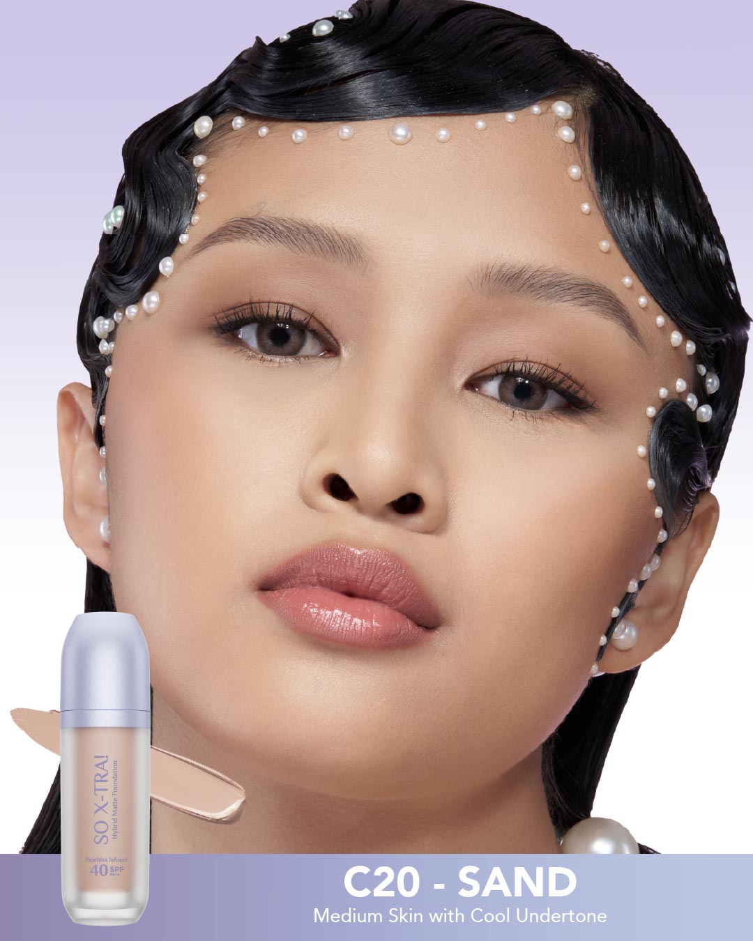 So X-TRA! Hybrid Matte Foundation Peptides Infused SPF 40 PA++