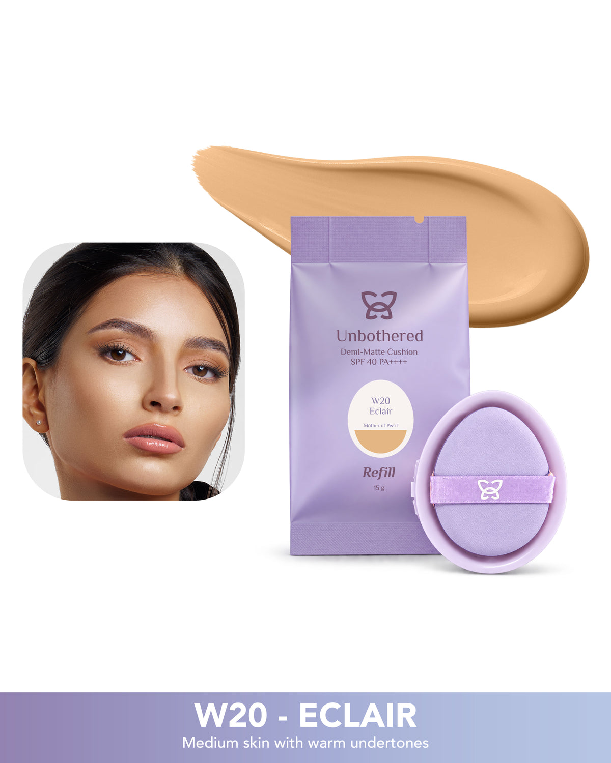 Unbothered Demi-Matte Cushion SPF 40 PA ++++