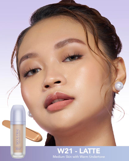 So X-TRA! Hybrid Matte Foundation Peptides Infused SPF 40 PA++