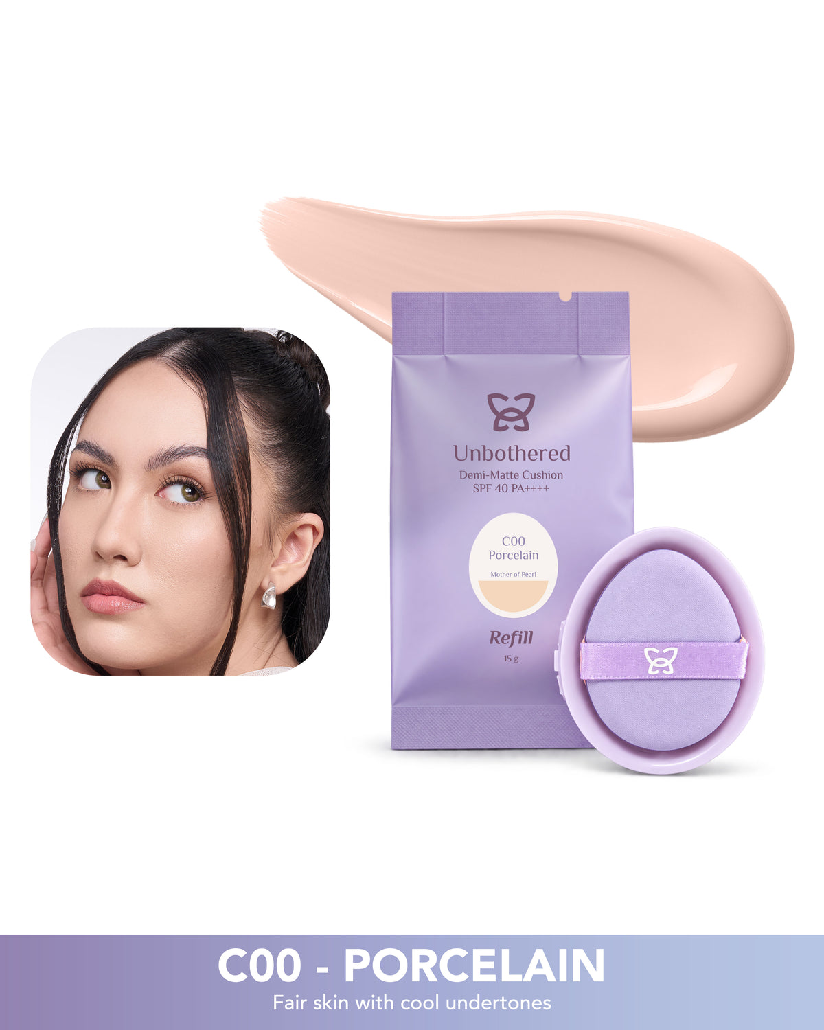 Unbothered Demi-Matte Cushion SPF 40 PA ++++
