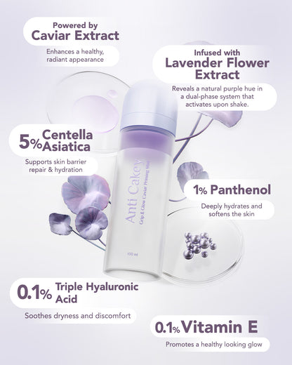 Anti Cakey Grip & Glow Caviar Priming Mist